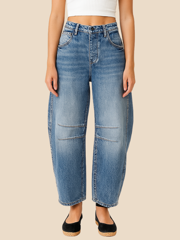 Womens High Waist Jeans Stretch Slim Fit