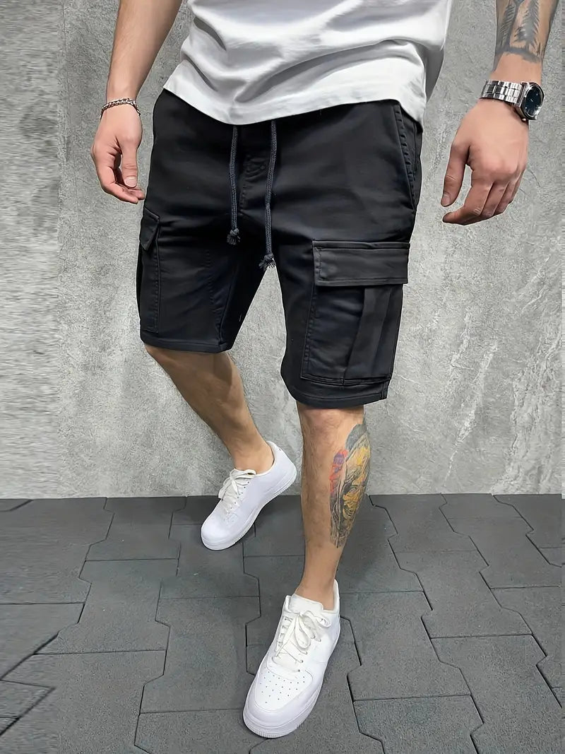 Mens Cargo Shorts Athletic Relaxed Fit