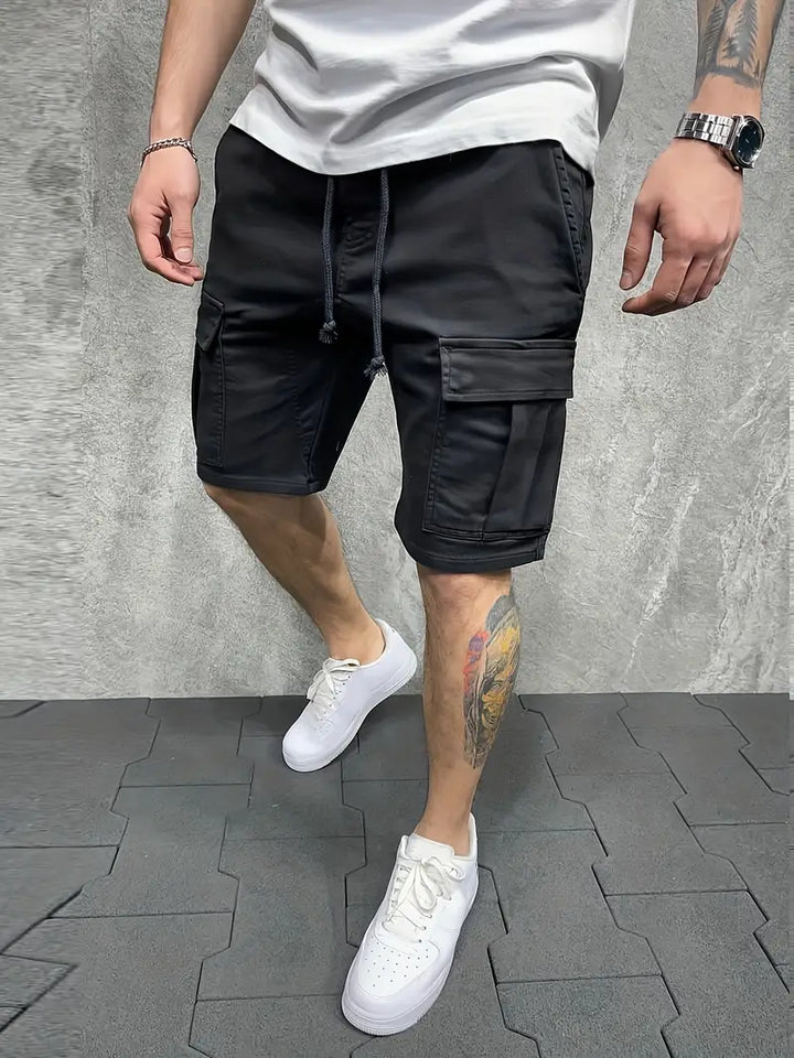 Mens Cargo Shorts Athletic Relaxed Fit