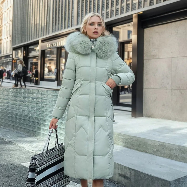 Womens Winter Coat Wool Blend Relaxed Fit