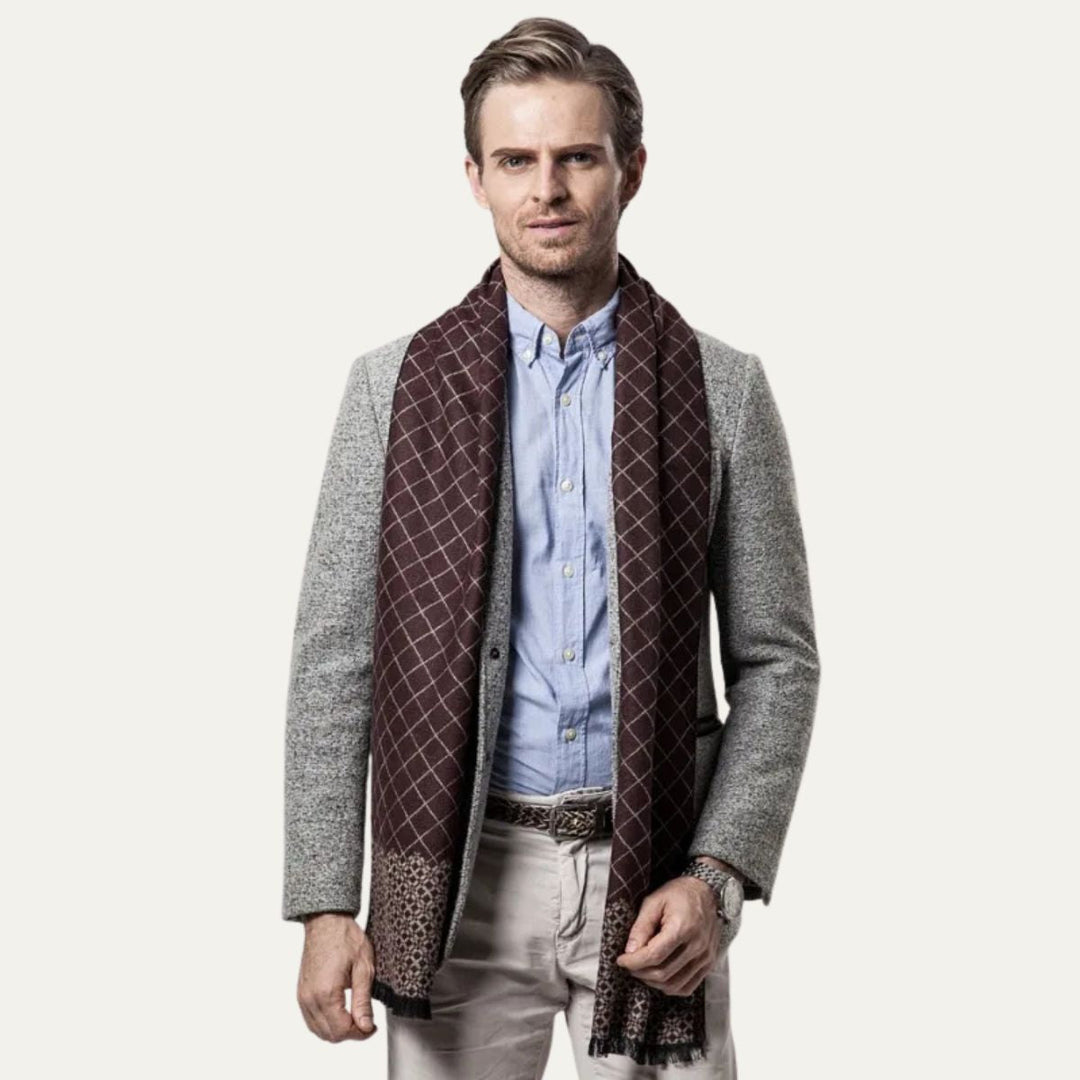 Mens Scarf Cashmere Merino Wool Soft - BritishMode