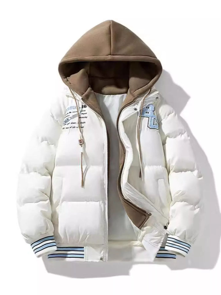 Mens Insulated Hoodie Coat Big and Tall Fit