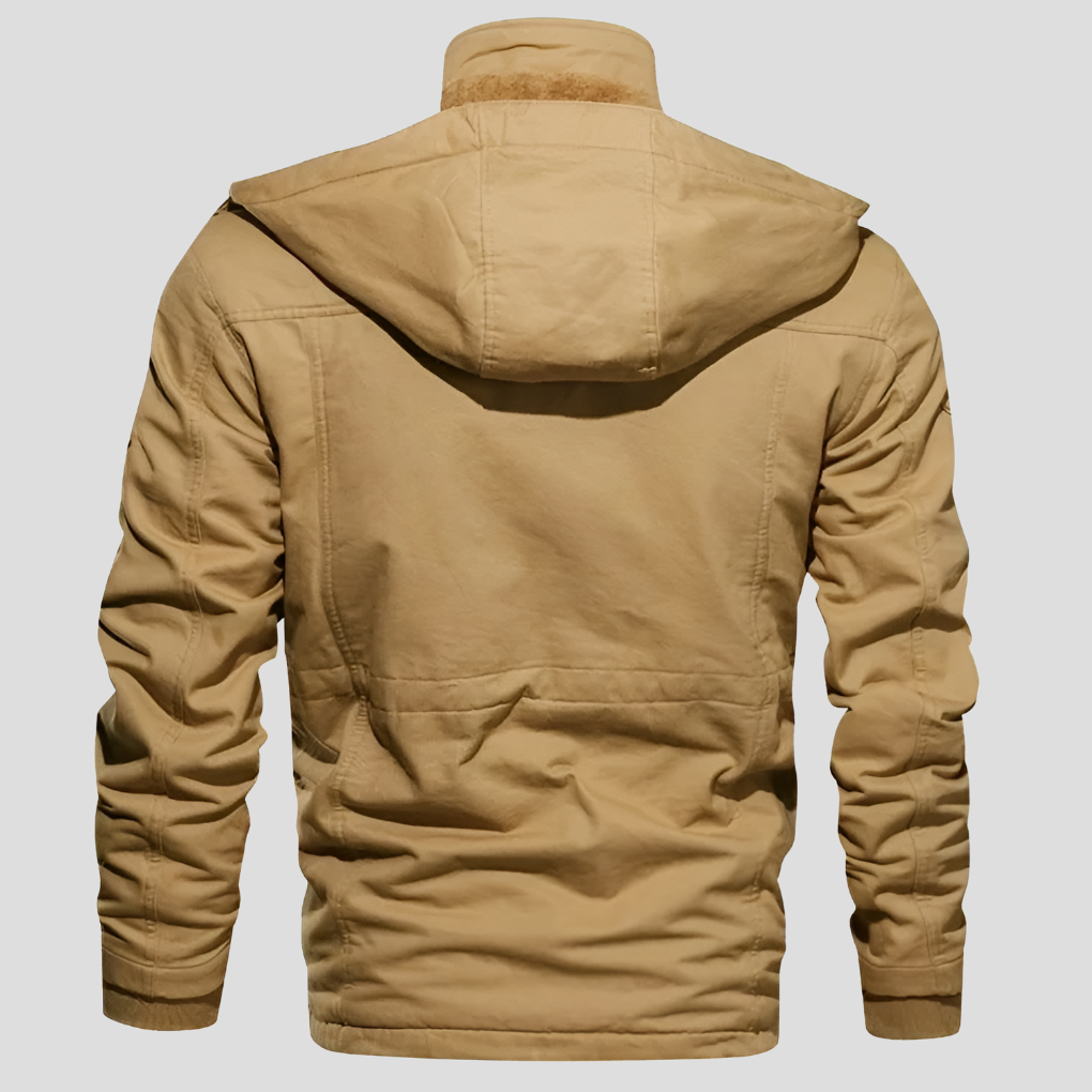 Mens Jacket Wind Resistant Insulated Warm