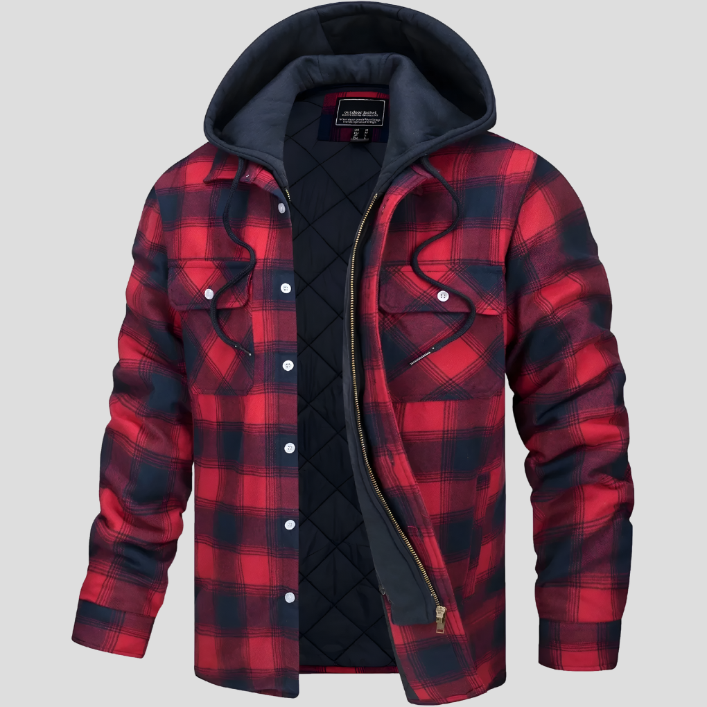 Mens Jacket Lightweight Water-Resistant Relaxed Fit