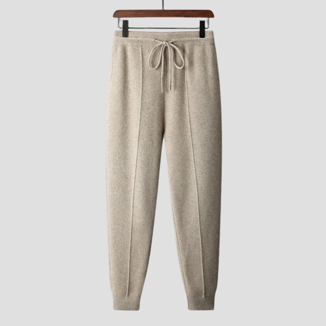 Mens Cashmere Trousers Soft Comfortable Fit - BritishMode
