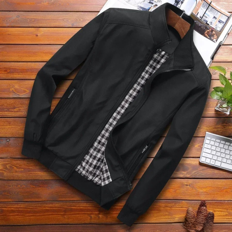 Mens Wind-Resistant Jacket Lightweight Summer Fit