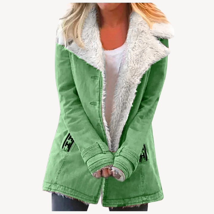 Womens Winter Jacket with Fleece Lining Regular Fit