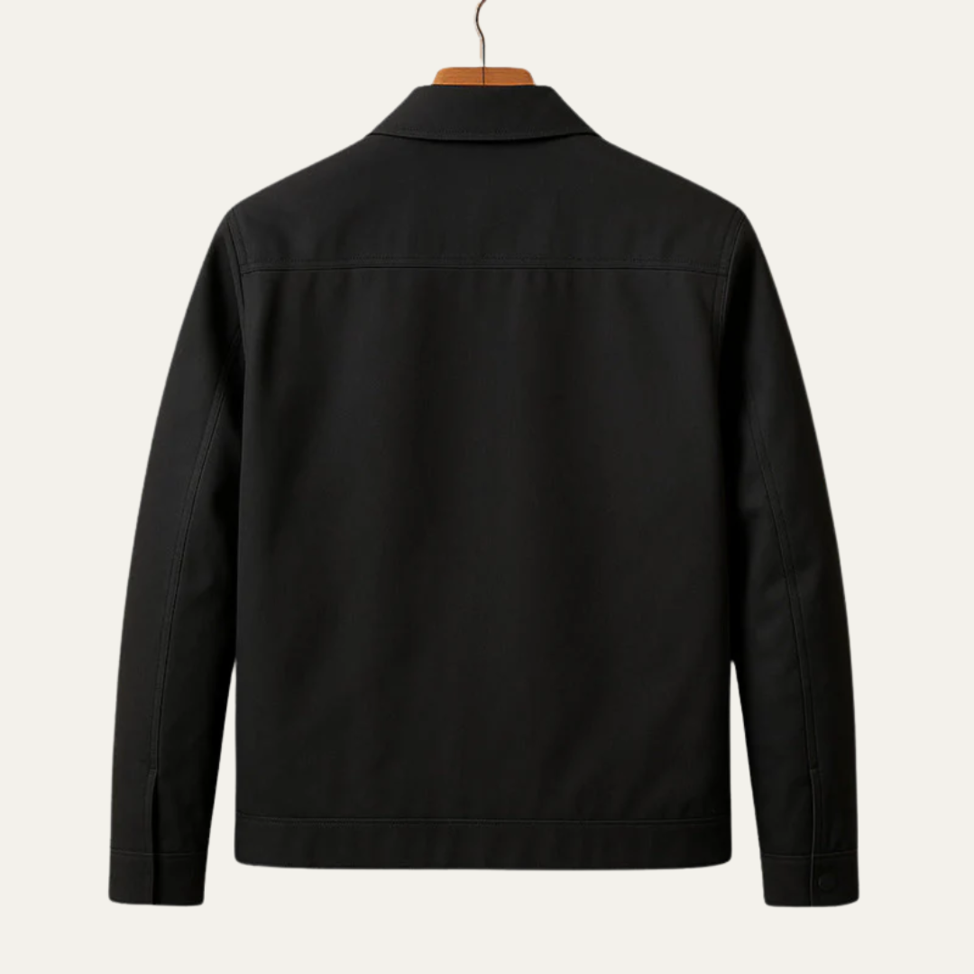 Mens Harrington Jacket Zip-Up Classic Fit