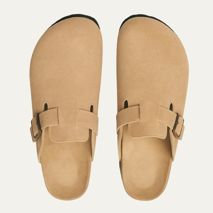 Mens Suede Moccasin Slipper Relaxed Fit