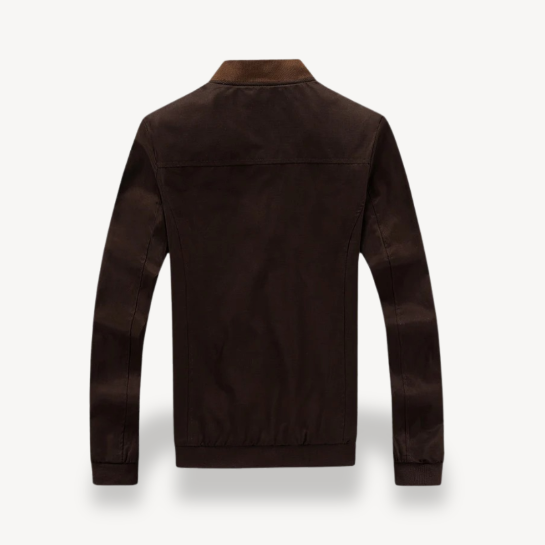 Mens Bomber Jacket Polyester Lightweight Fit