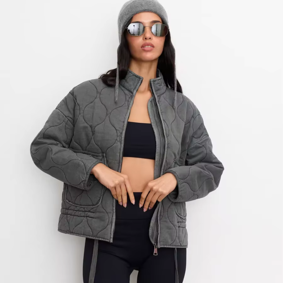 Womens Quilted Jacket Insulated Lightweight Fit - BritishMode