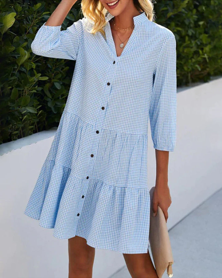 Womens Sundress Checked Classic Fit - BritishMode