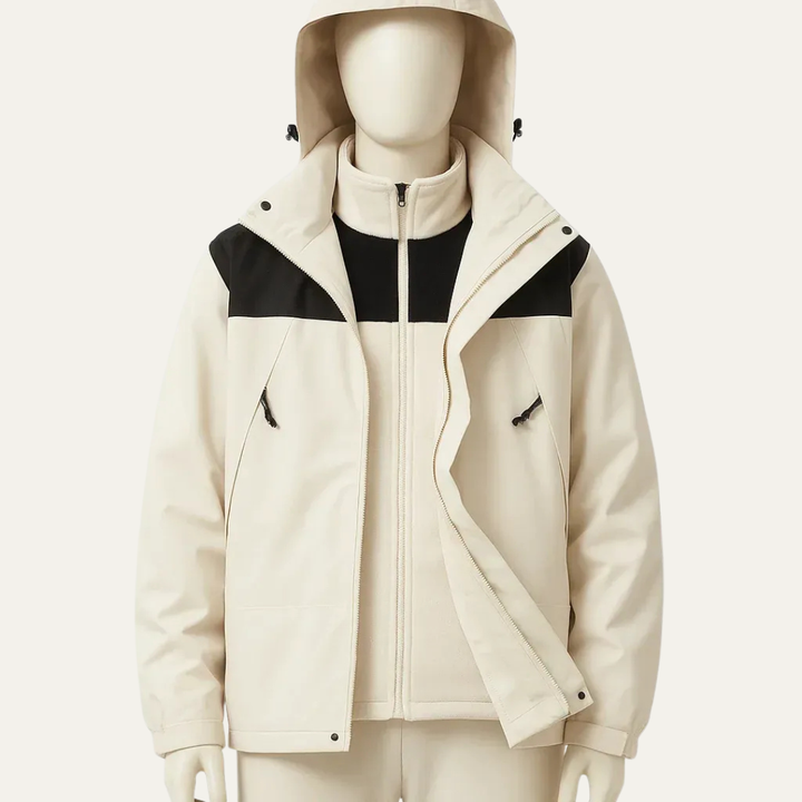 Mens Technical Jacket Insulated Waterproof Shell