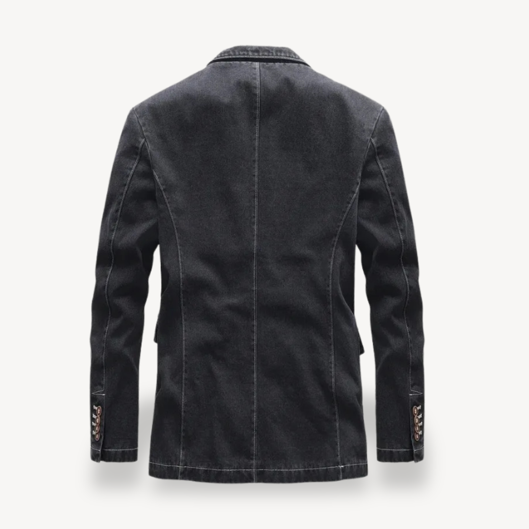 Mens Denim Blazer Casual Fit