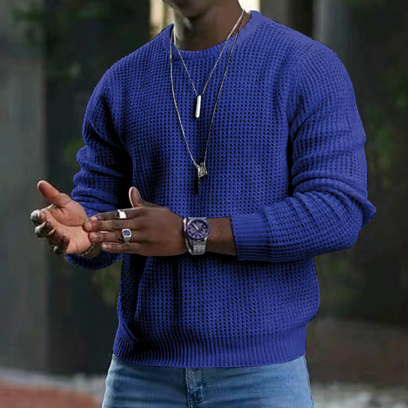 Mens Wool Knit Sweater Classic Fit