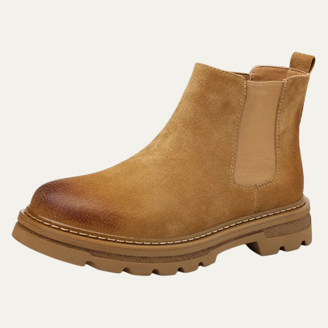 Mens Chelsea Boots Suede Comfortable Fit