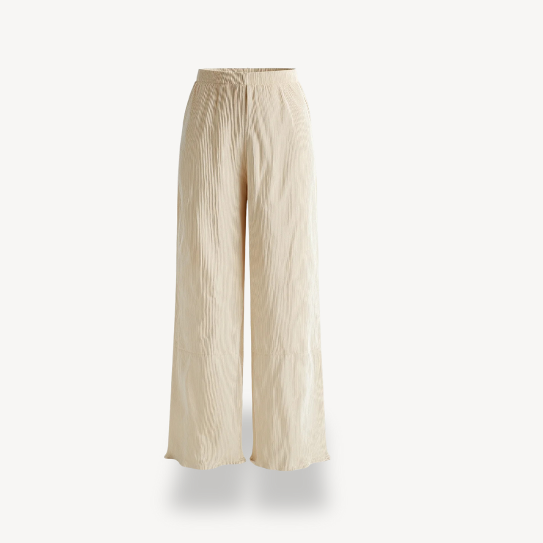 Womens Two-Piece Set Pleated Knit High-Neck