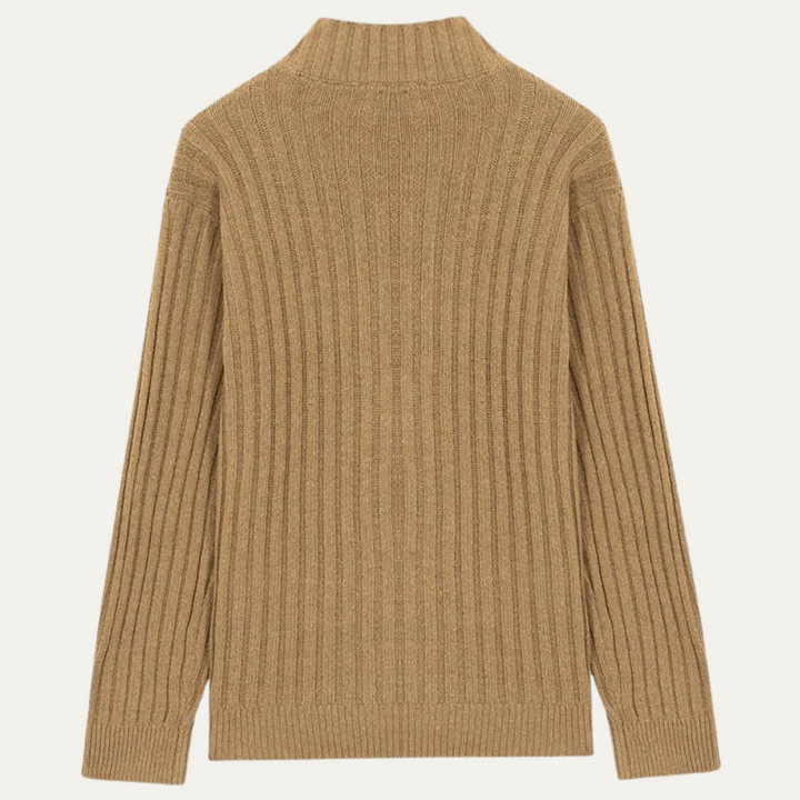 Mens Knit Cardigan with Shawl Collar Warm Fit