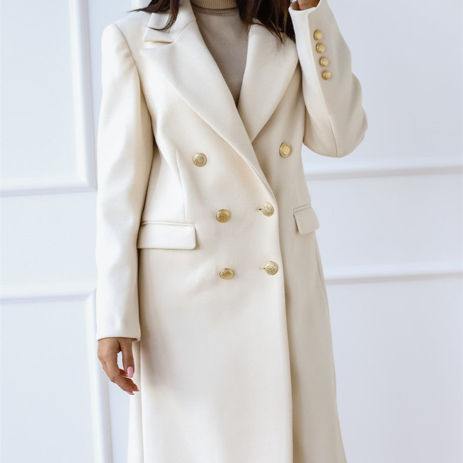 Womens Long Down Coat Classic Fit