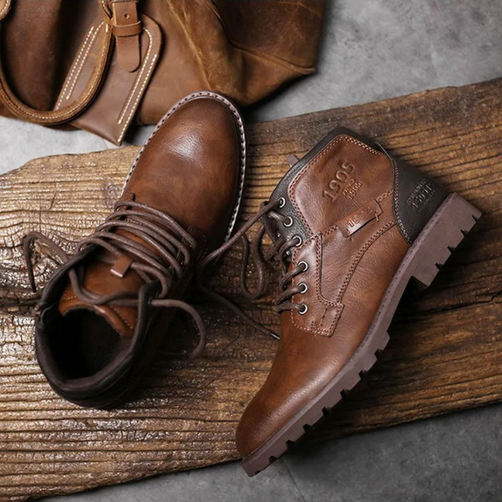 Mens Leather Boots Classic Style