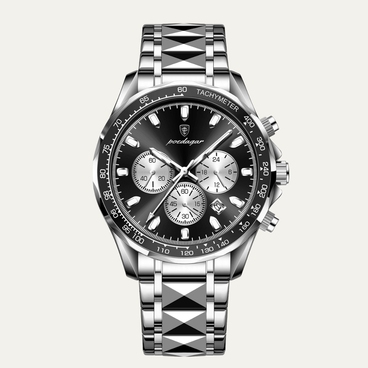 Mens Stainless Steel Waterproof Watch Design