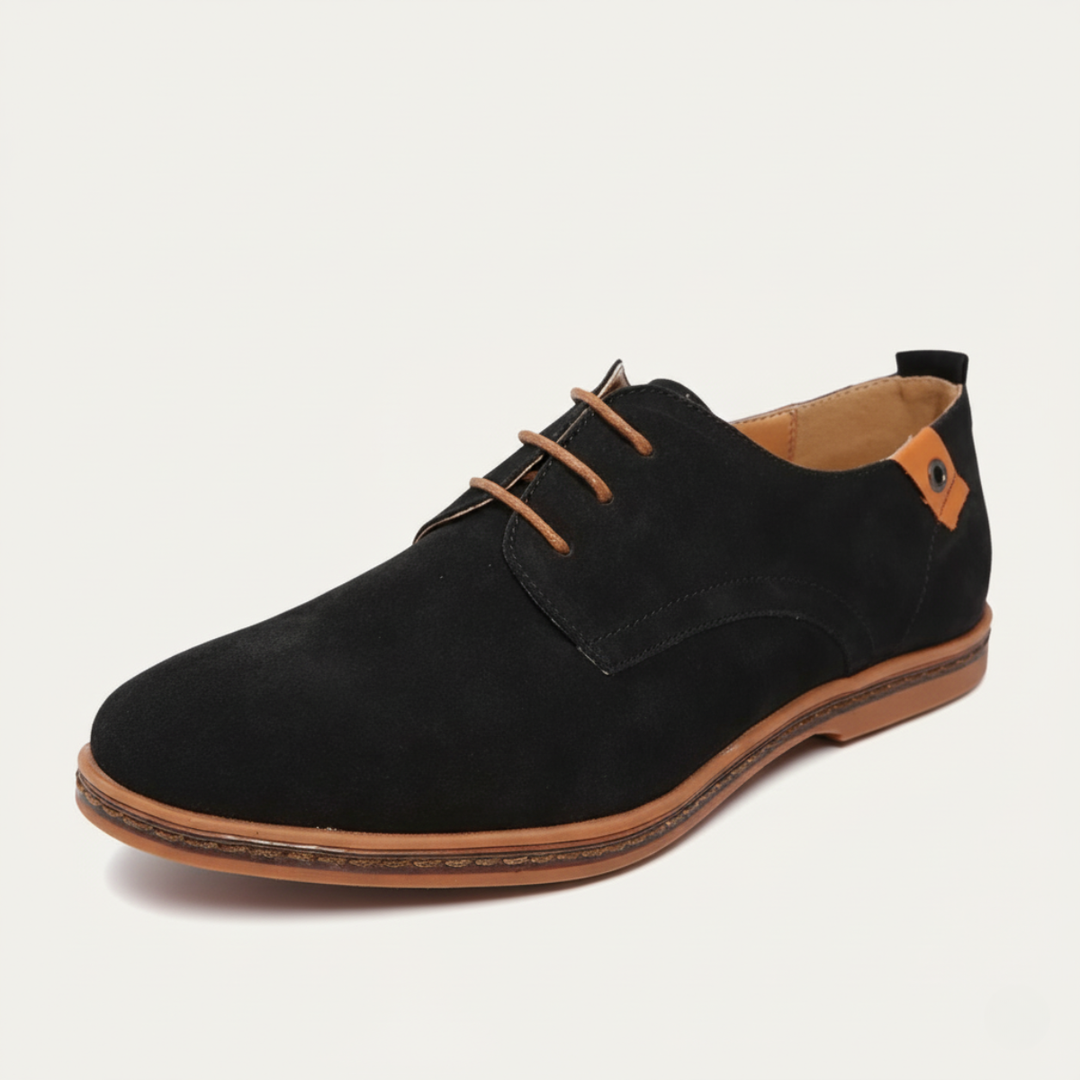 Mens Derby Shoes Suede Classic Style