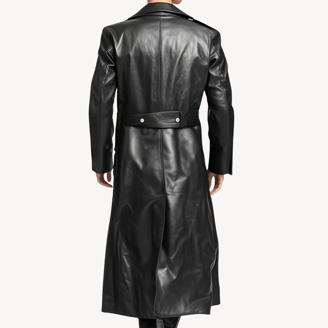 Mens Trench Coat Double-Breasted Classic Fit