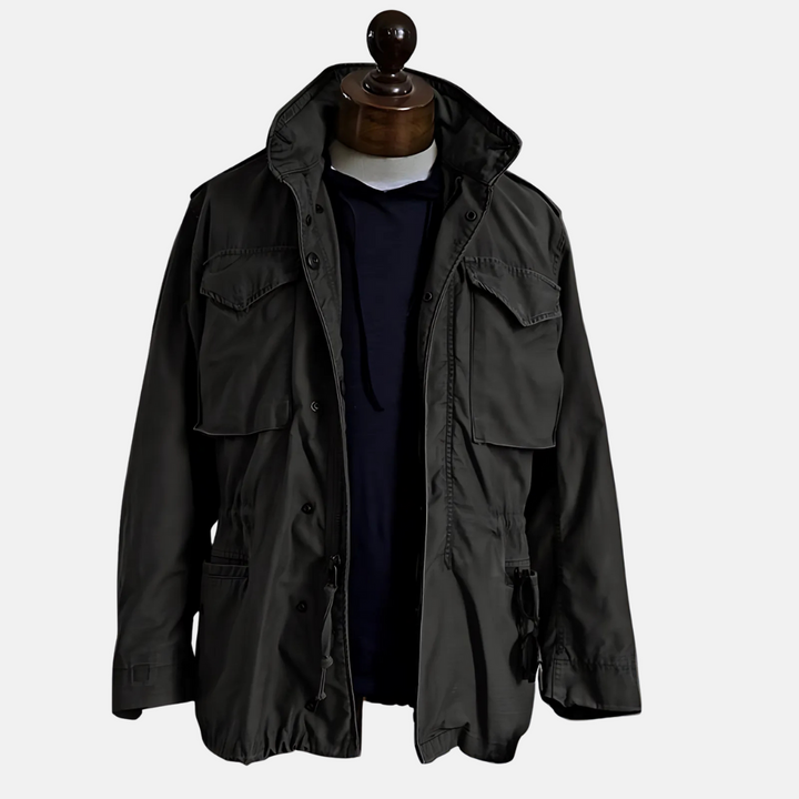 Mens Field Jacket Military Style Durable Cotton - BritishMode
