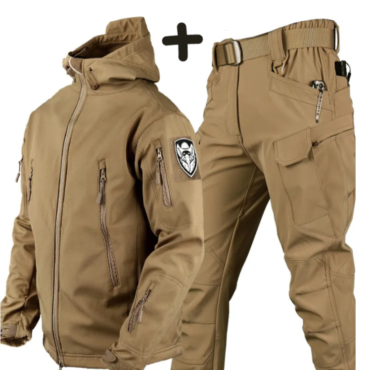 Mens Military Jacket and Pants Set Rugged Durable Fit