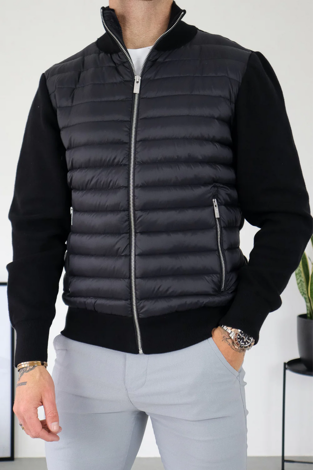 Unisex Puffer Jacket Water Resistant Insulated Warm