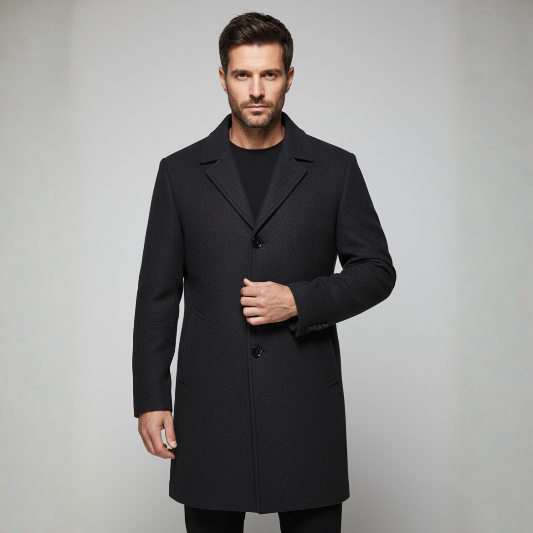 Womens Wool Coat Classic Fit - BritishMode