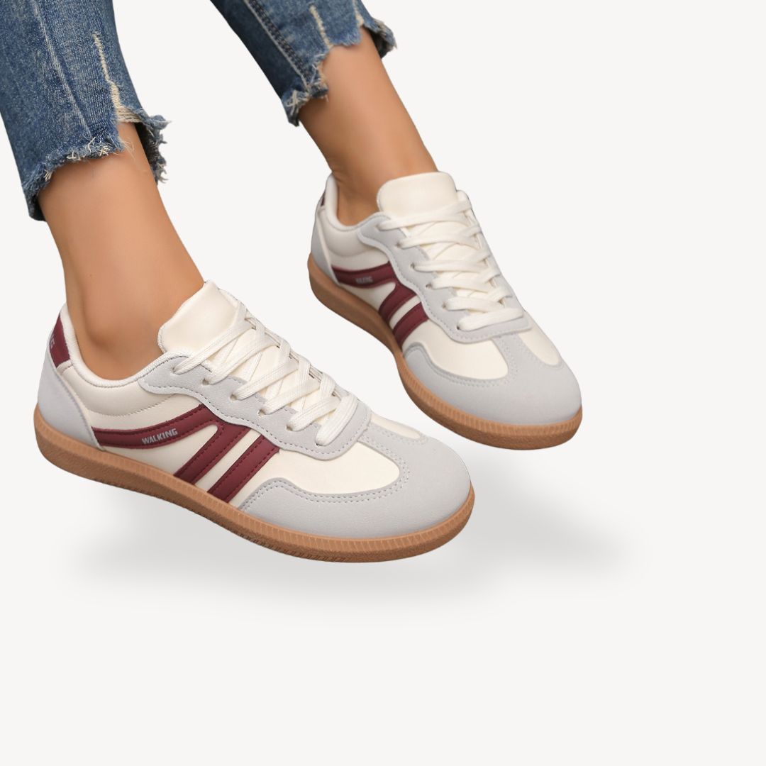 Womens Suede Orthopedic Sneakers Casual Fit