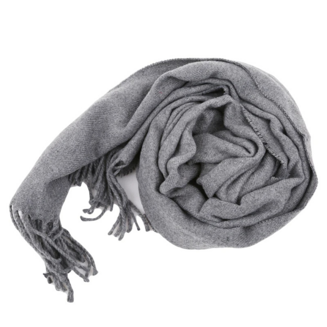 Mens Scarf Cashmere Merino Wool Soft Warm