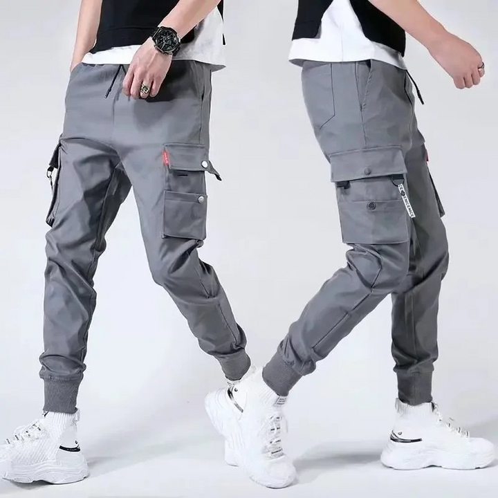 Mens Sweatpants Cotton Blend Relaxed Fit Elastic Bottoms