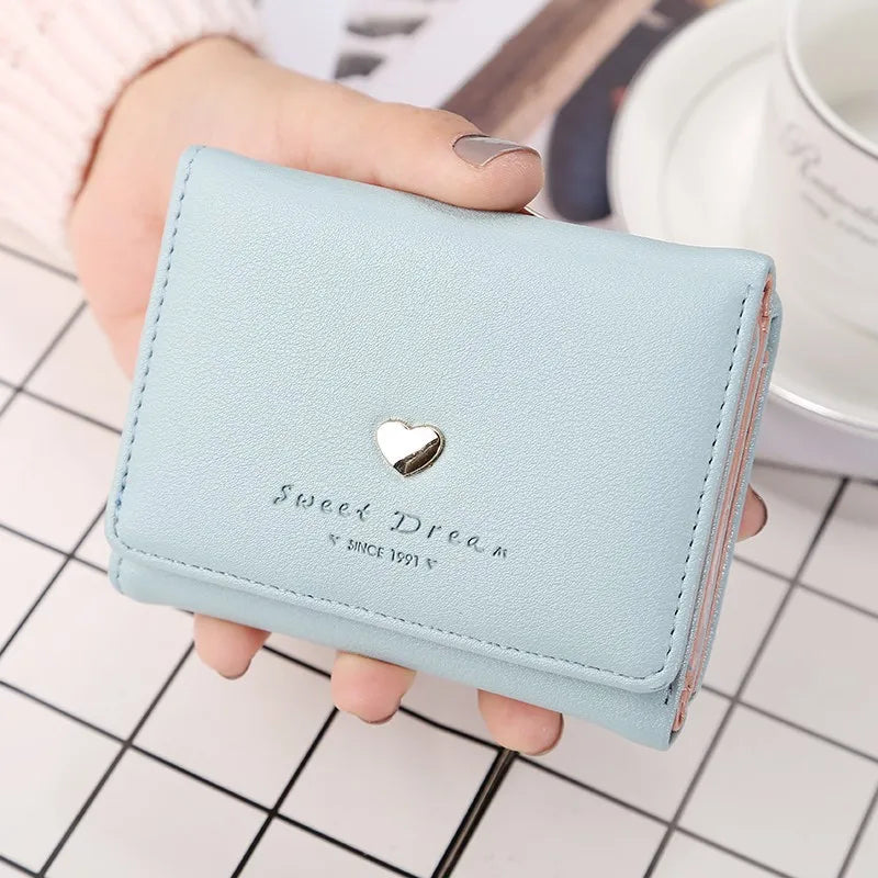 Womens Mini Organizer Wallet Compact Slim Design