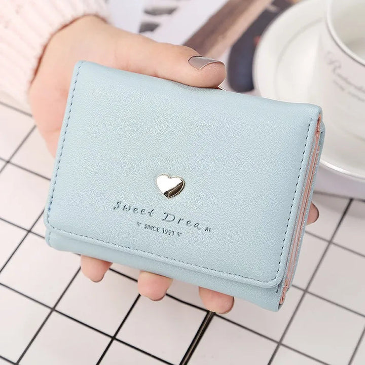 Womens Mini Organizer Wallet Compact Slim Design