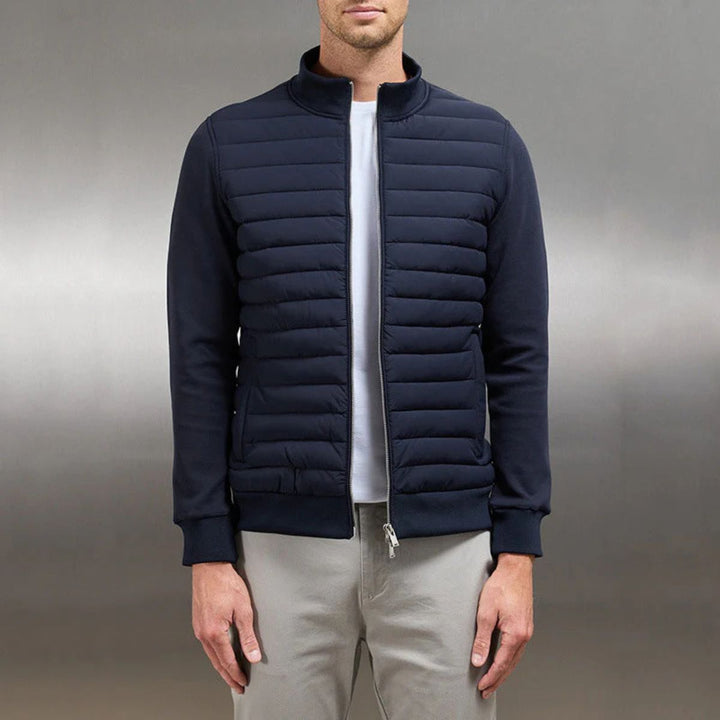 Mens Quilted Puffer Jacket Lightweight Insulated Coat