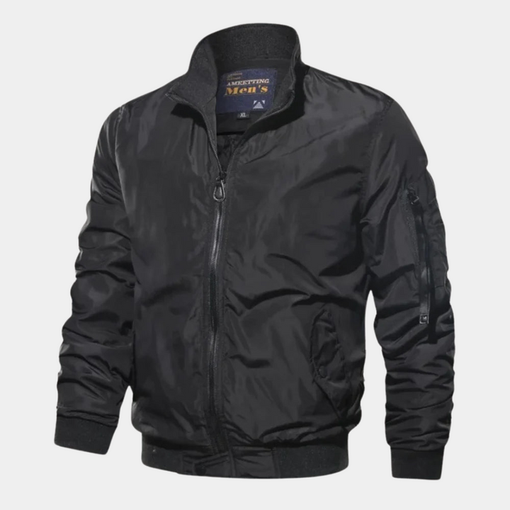 Mens Bomber Jacket Padded Sleek Fit