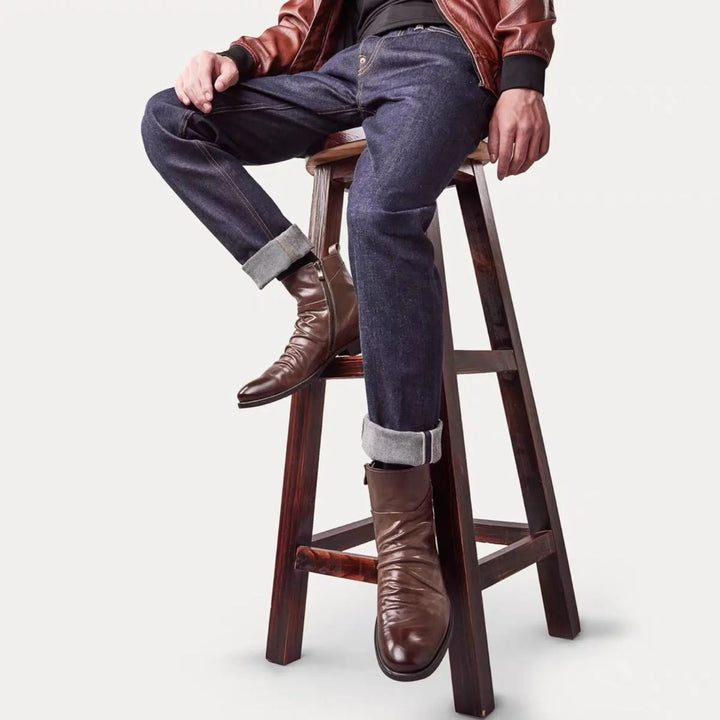 Mens Chelsea Boots Handmade Leather Street Style