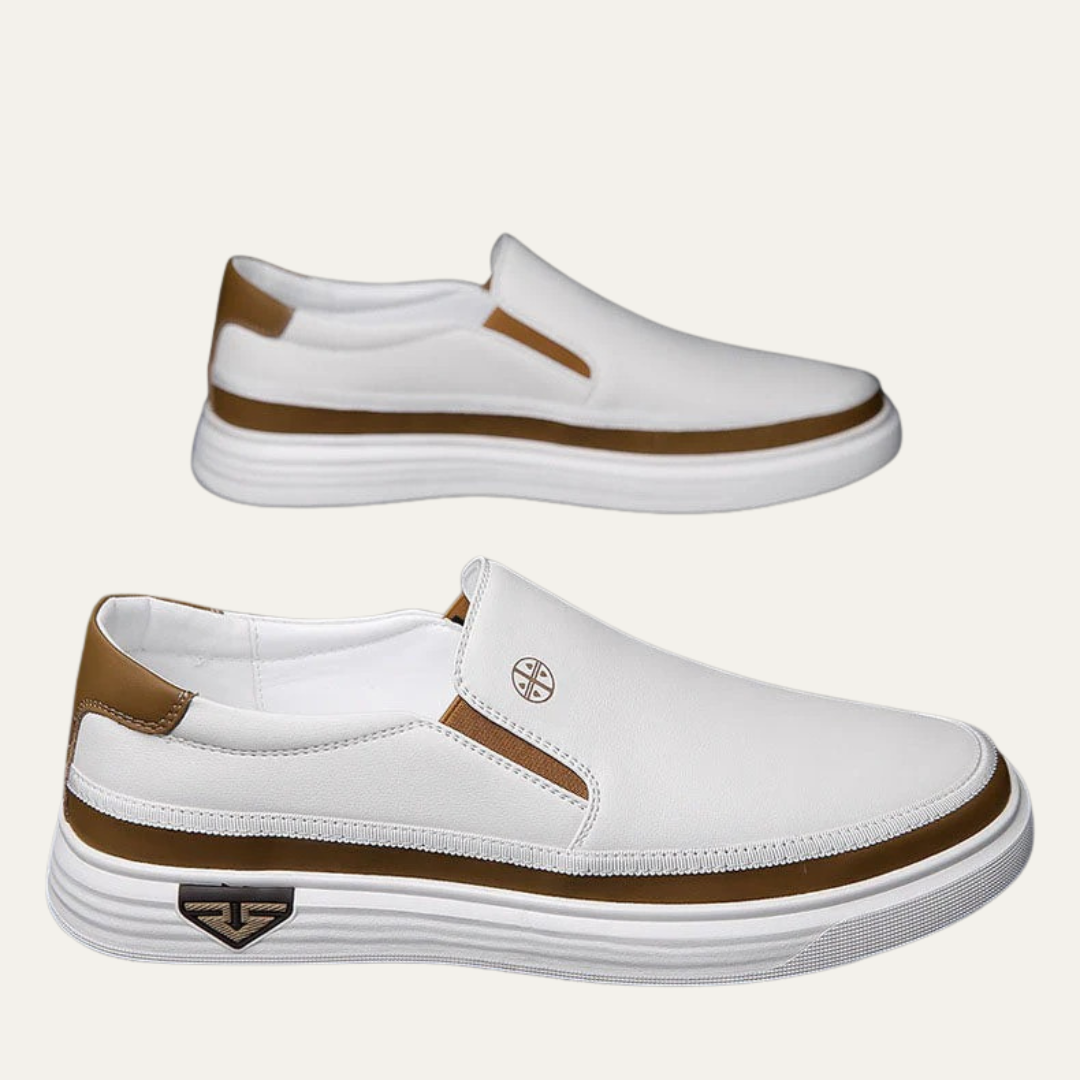 Mens Loafers Slip-On Thick Sole Casual