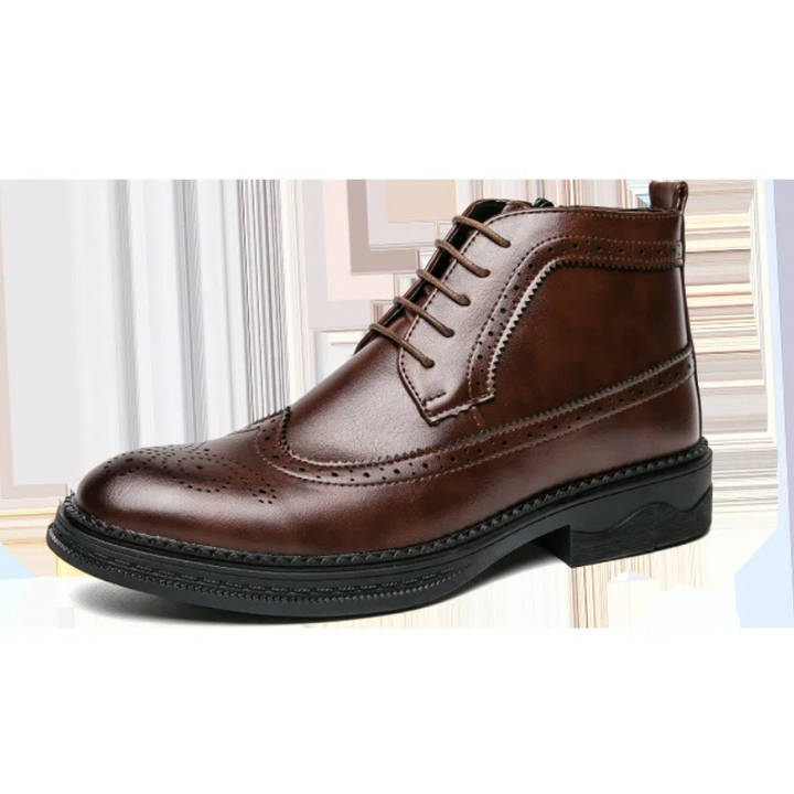 Womens Vegan Leather High Top Chelsea Ankle Boots