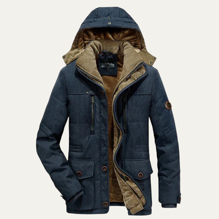 Mens Winter Parka Fur Lined Heavy Duty