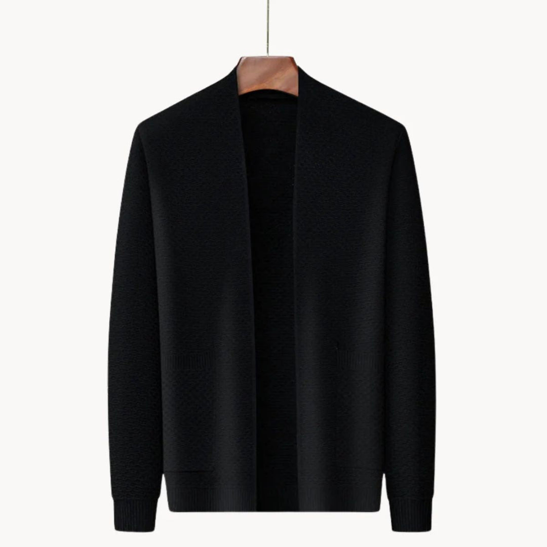 Mens Knit Cardigan Open Front Casual Fit