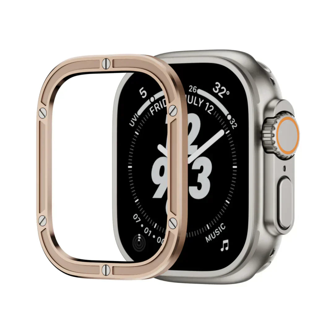 Unisex Metal Case for Apple Watch Durable Protective