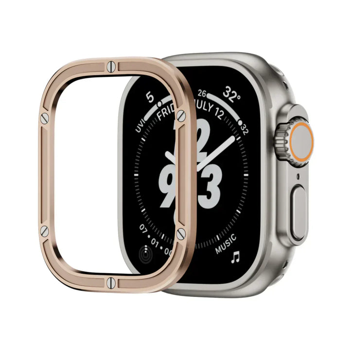 Unisex Metal Case for Apple Watch Durable Protective