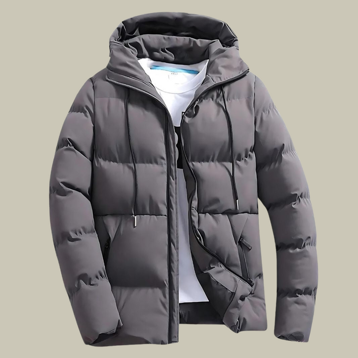 Mens Puffer Jacket Insulated Warm Casual Fit