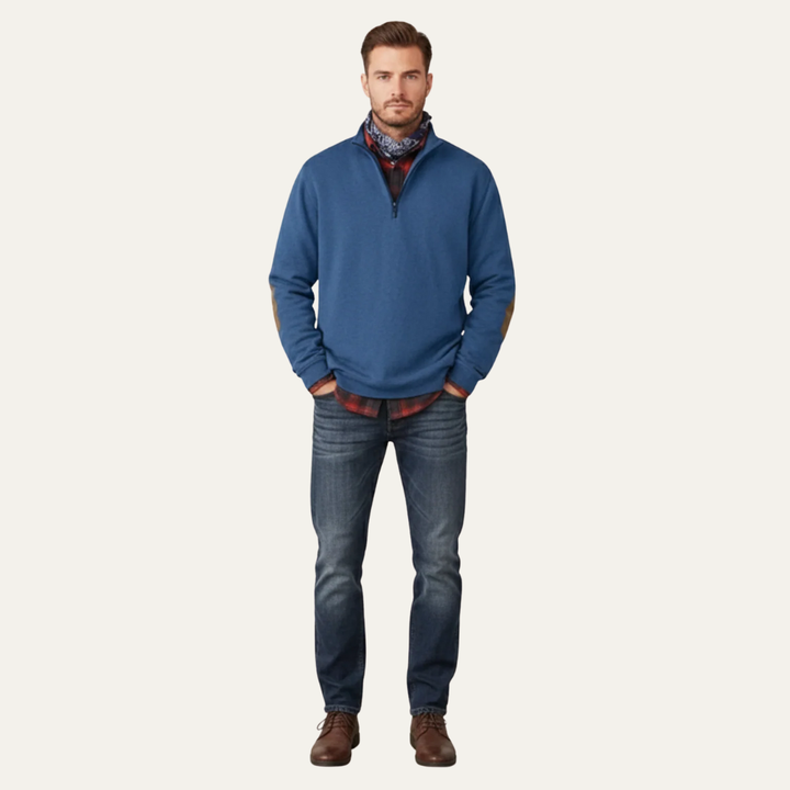 Mens Sweater Fine Knit Crew Neck Classic Fit