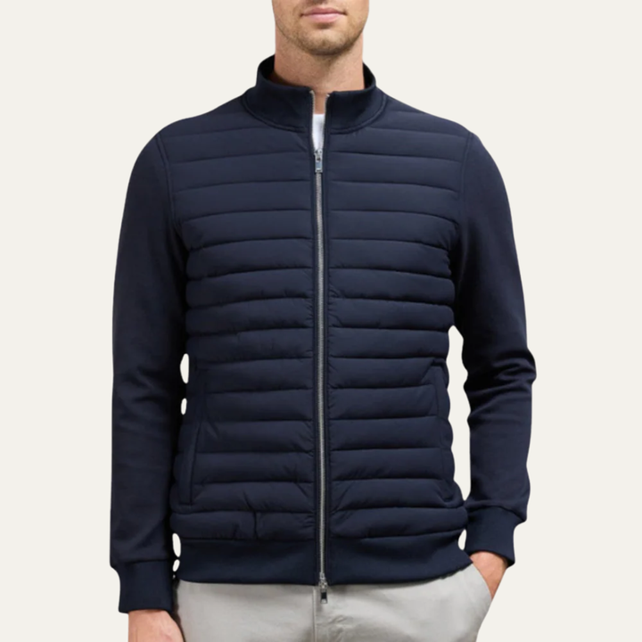 Mens Corduroy Trucker Jacket with Shearling Collar