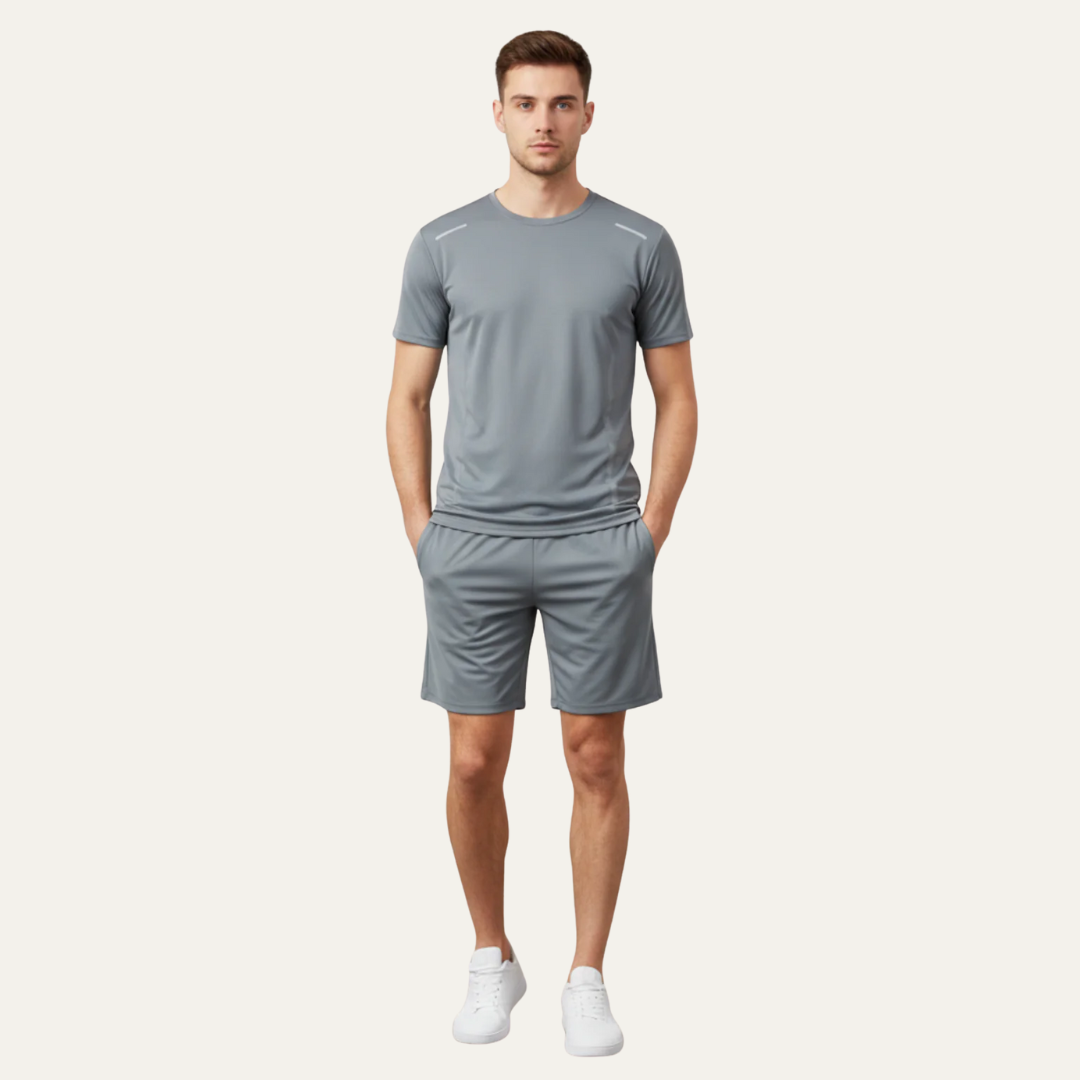 Mens Athletic Set Reflective Performance Fabric