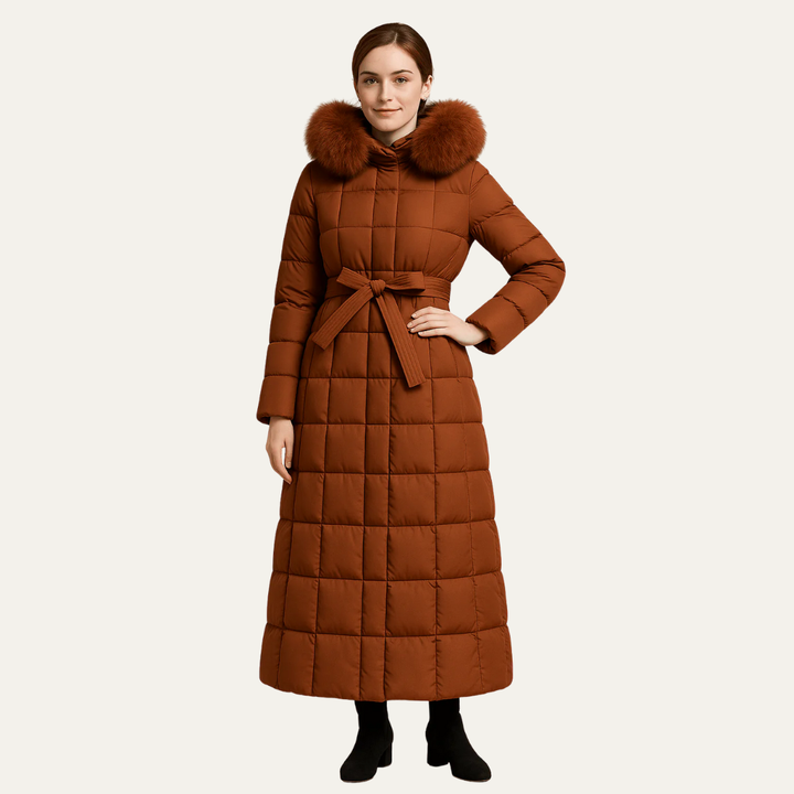 Womens Maxi Puffer Coat Insulated Warm Fit